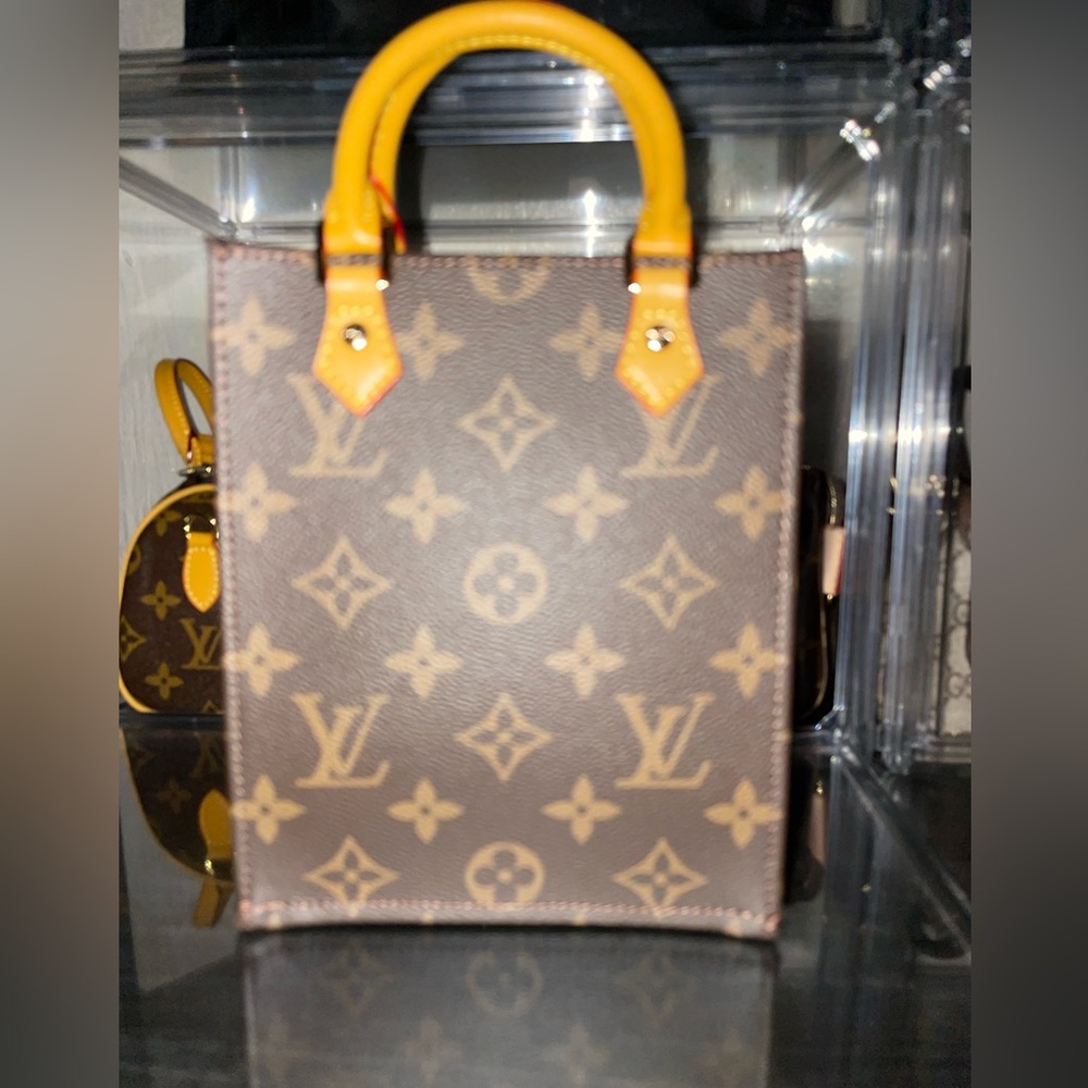 Louis Vuitton Petit Sac Plat repurposed bag